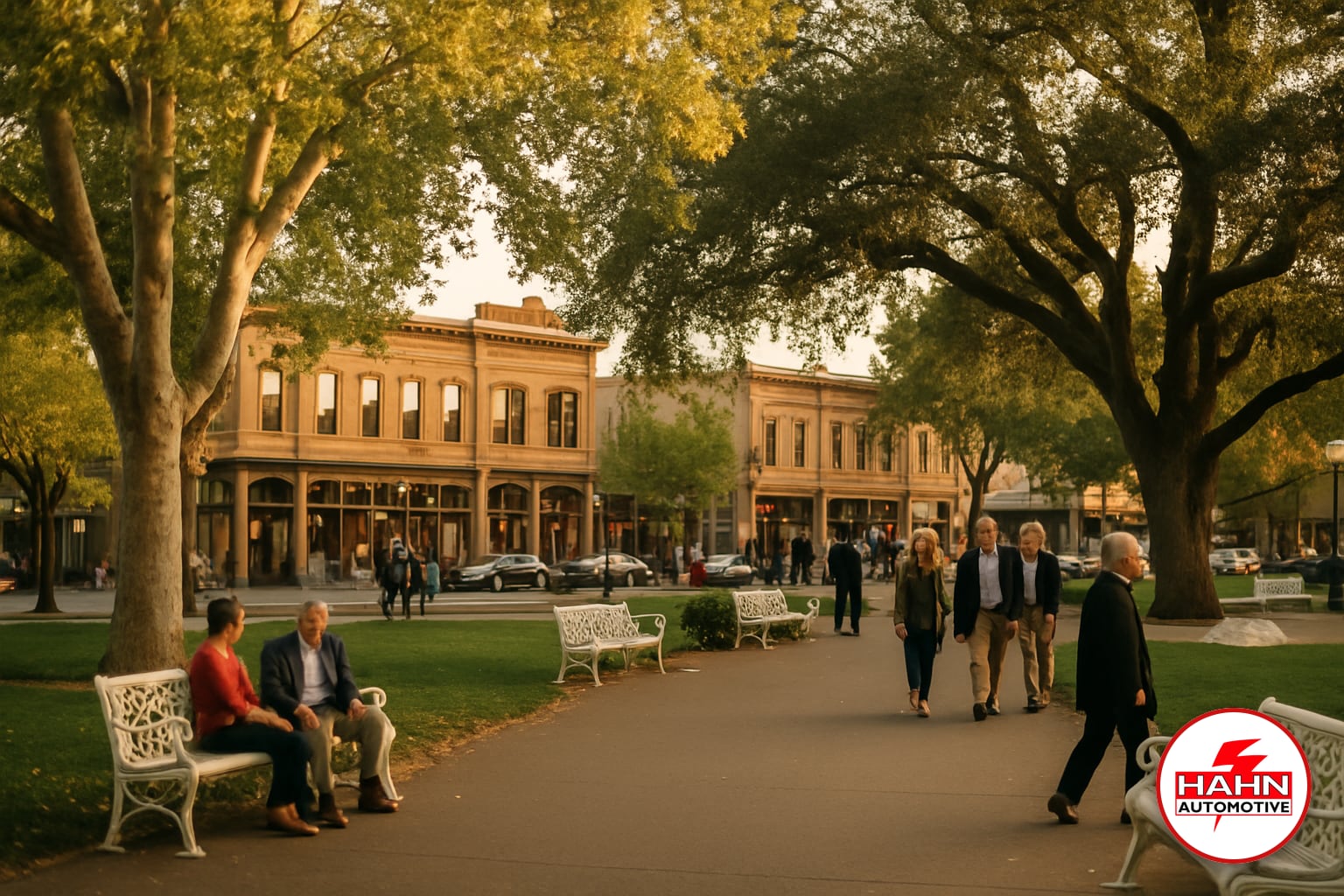 Healdsburg, California — local landmark scene