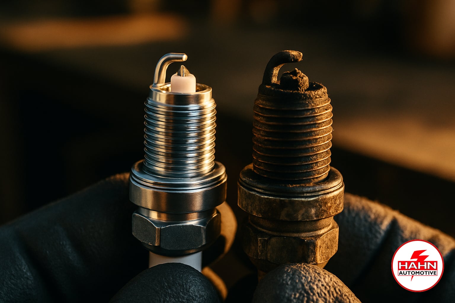 Hahn Automotive technician detail shot — tune up